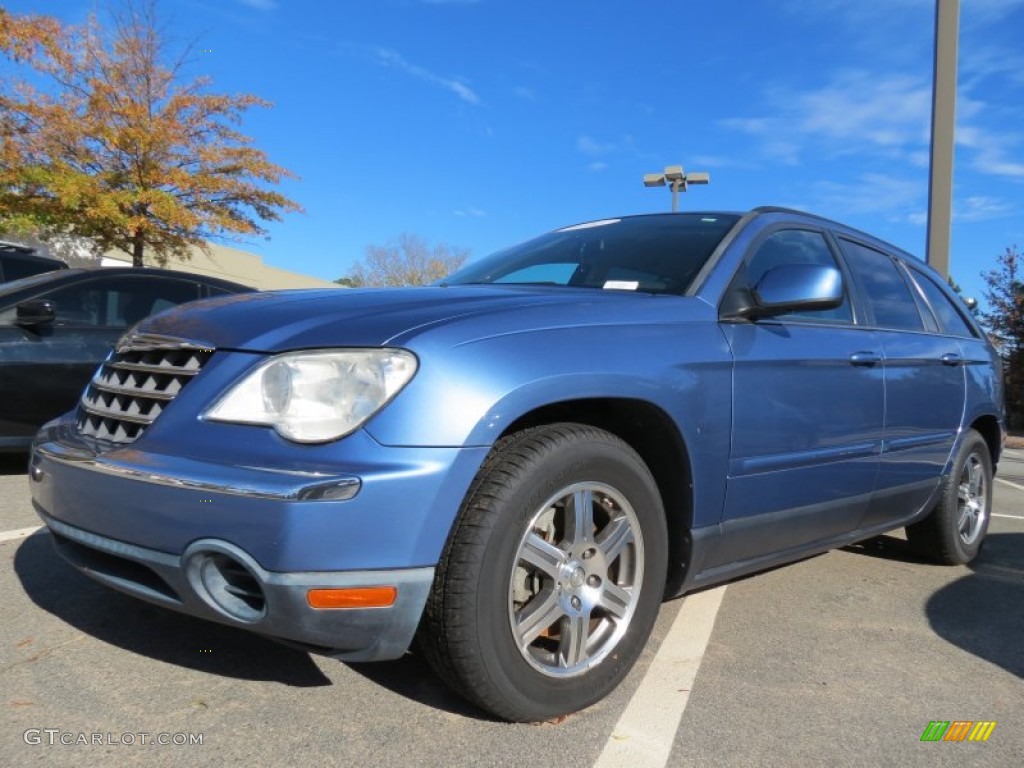 2007 Pacifica Touring - Marine Blue Pearl / Pastel Slate Gray photo #1