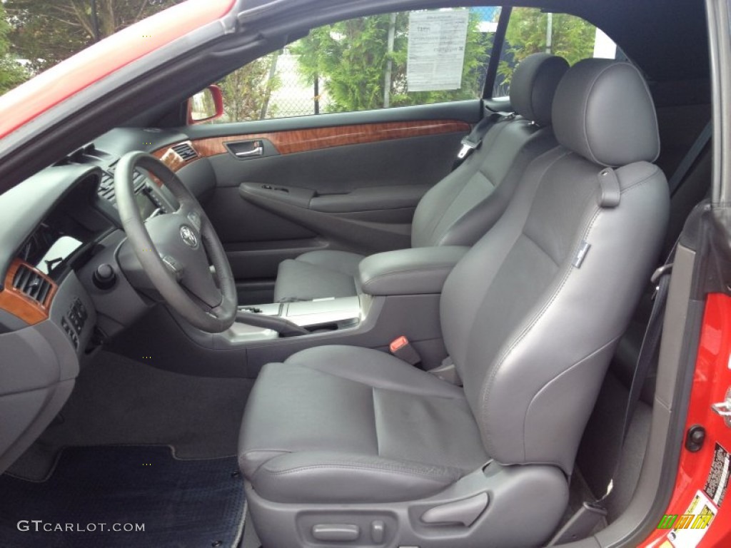 2008 Solara SLE V6 Convertible - Super Red 5 / Dark Stone photo #9