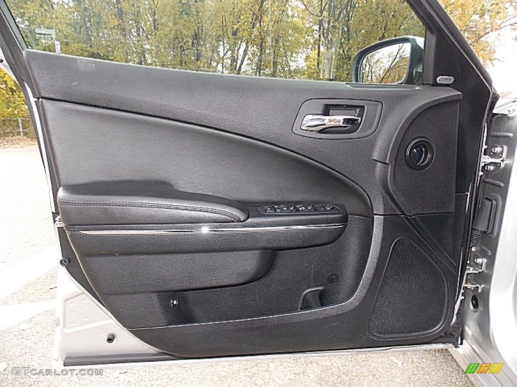 2012 Dodge Charger SXT AWD Black Door Panel Photo #87585247