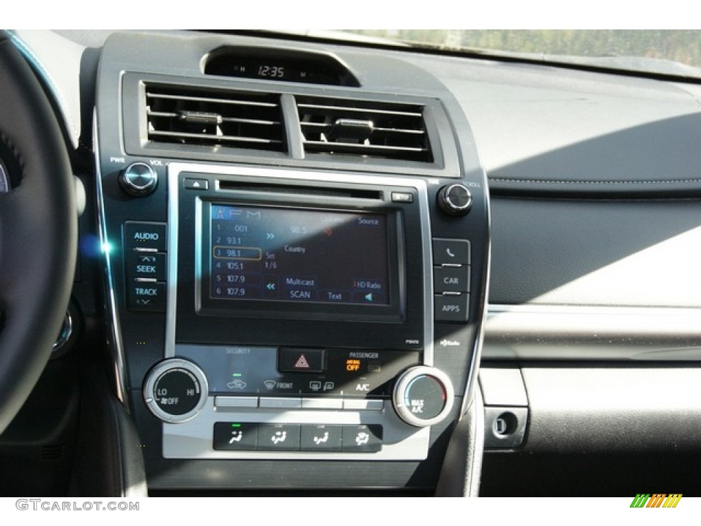 2014 Camry SE V6 - Attitude Black Metallic / Black/Ash photo #6