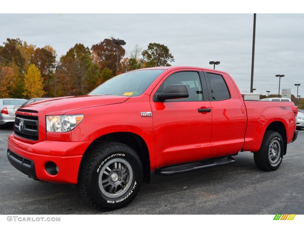 2012 Tundra TRD Rock Warrior Double Cab 4x4 - Radiant Red / Black photo #6