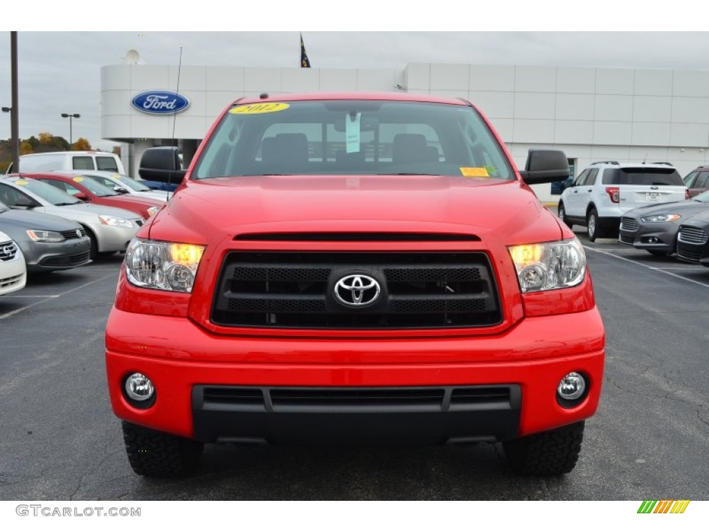 2012 Tundra TRD Rock Warrior Double Cab 4x4 - Radiant Red / Black photo #7