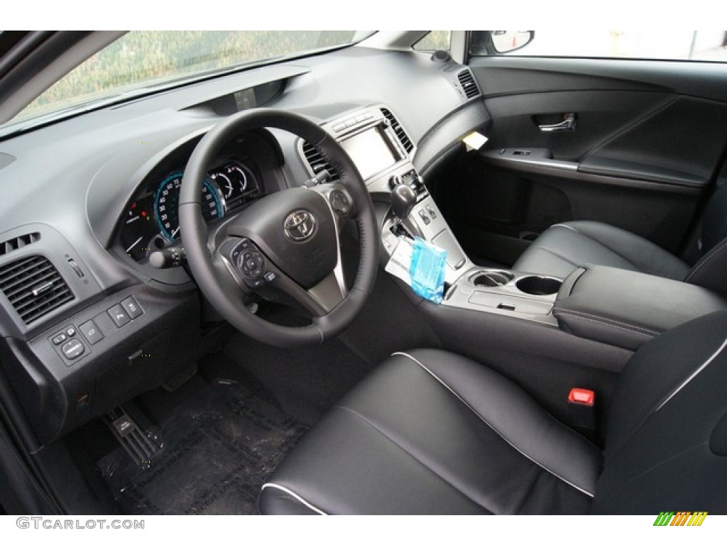 Black Interior 2014 Toyota Venza Limited AWD Photo #87587563