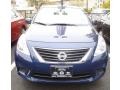 2012 Blue Onyx Metallic Nissan Versa 1.6 SV Sedan  photo #2