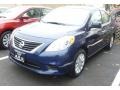 2012 Blue Onyx Metallic Nissan Versa 1.6 SV Sedan  photo #3