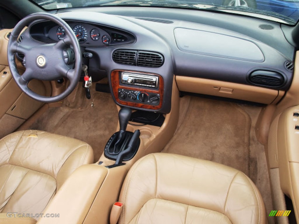 2000 Sebring JXi Convertible - Champagne Pearl / Camel photo #11