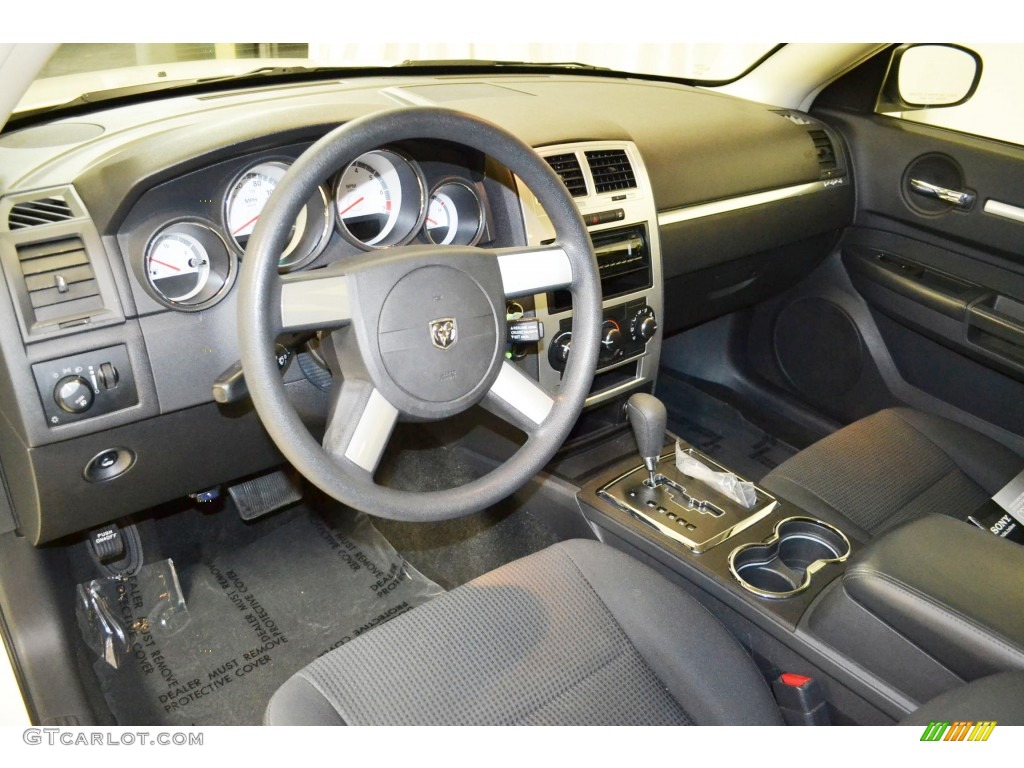 2009 Charger SXT - Stone White / Dark Slate Gray photo #10