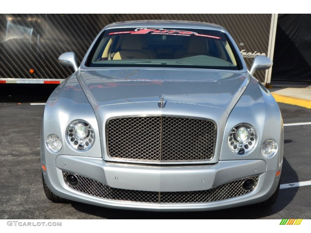 2012 Mulsanne  - Extreme Silver Satin / Magnolia/Porpoise photo #2