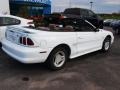 1997 Crystal White Ford Mustang V6 Convertible  photo #4