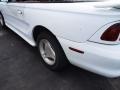 1997 Crystal White Ford Mustang V6 Convertible  photo #5