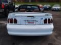1997 Crystal White Ford Mustang V6 Convertible  photo #6