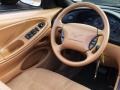 Saddle 1997 Ford Mustang V6 Convertible Steering Wheel