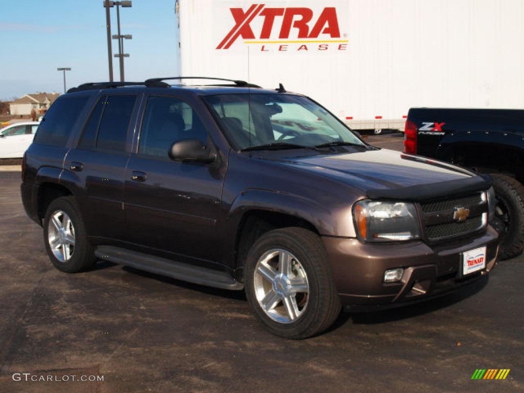 2008 TrailBlazer LT 4x4 - Desert Brown Metallic / Ebony photo #2
