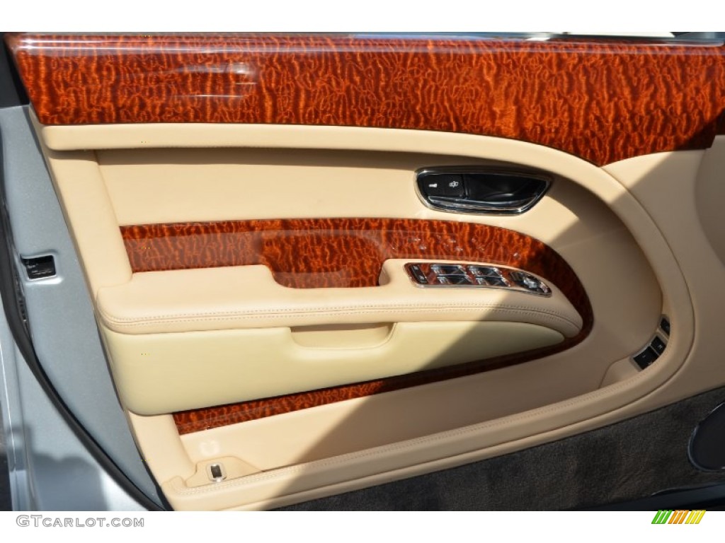 2012 Bentley Mulsanne Standard Mulsanne Model Magnolia/Porpoise Door Panel Photo #87590038