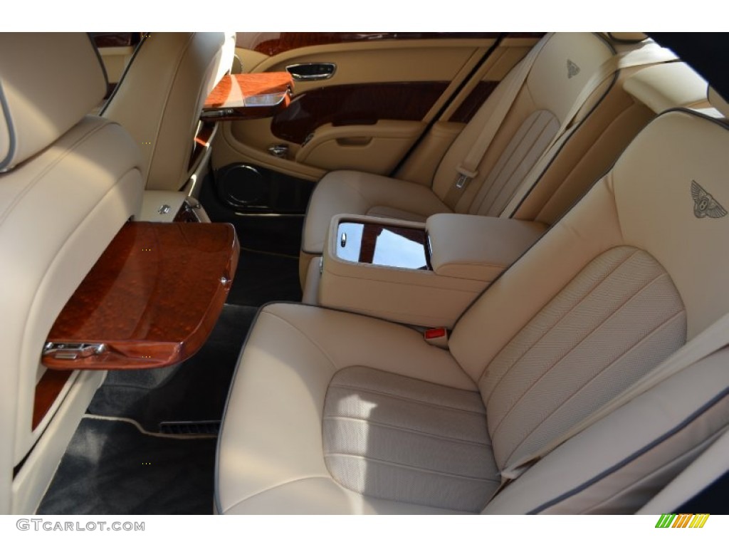 2012 Bentley Mulsanne Standard Mulsanne Model Rear Seat Photo #87590138