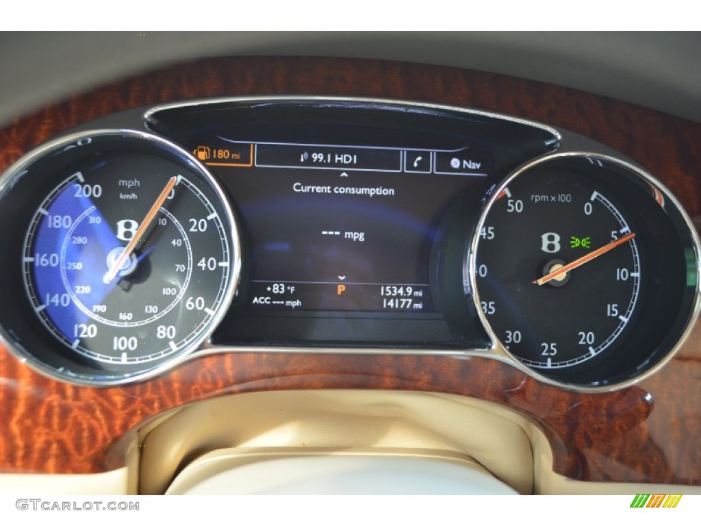 2012 Bentley Mulsanne Standard Mulsanne Model Gauges Photo #87590521