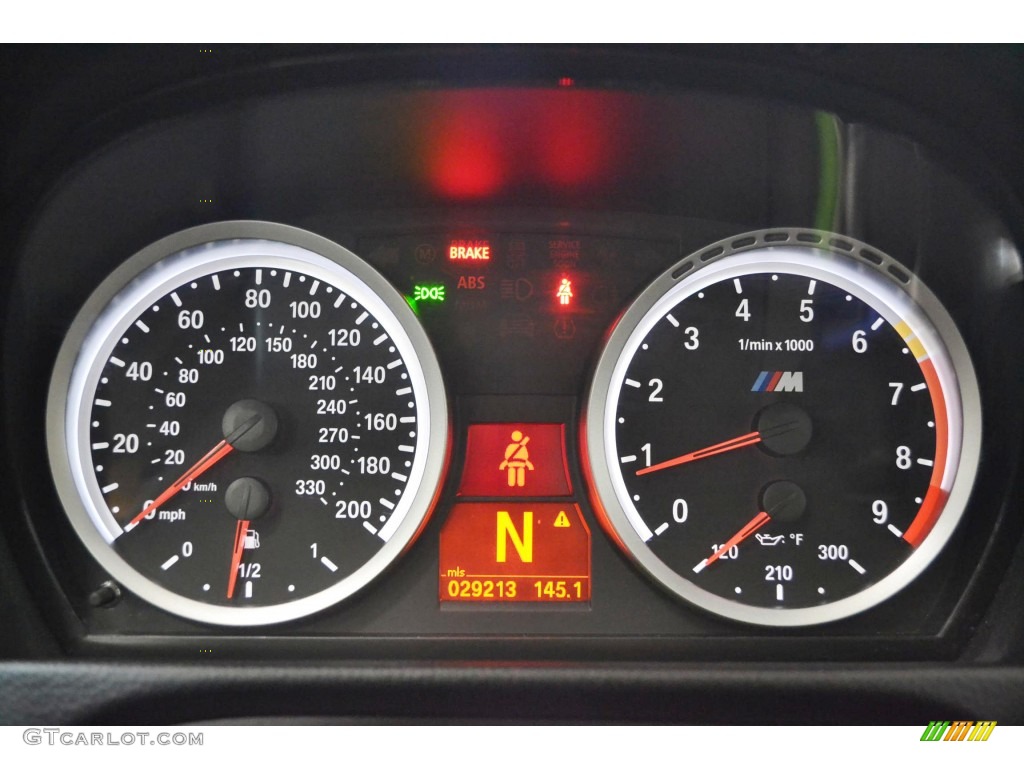 2012 BMW M3 Coupe Gauges Photo #87591248