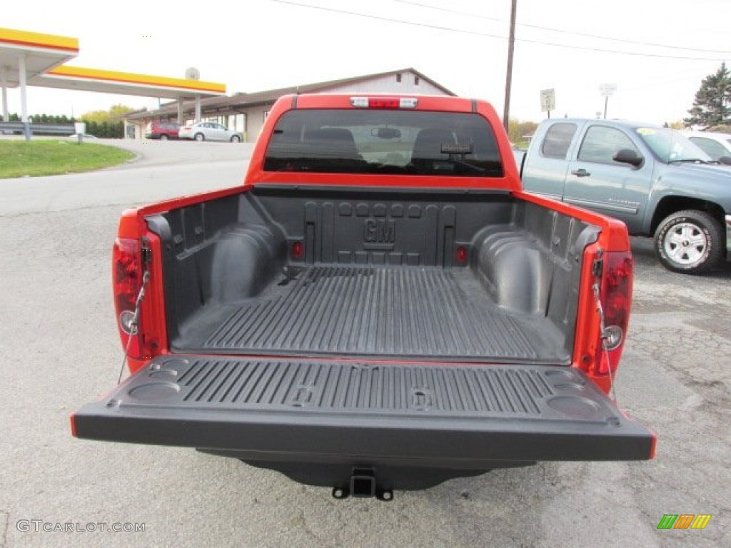 2012 Canyon SLE Crew Cab 4x4 - Red Orange Metallic / Ebony photo #8