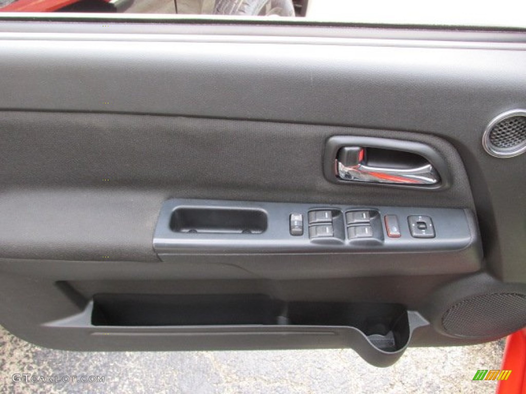 2012 Canyon SLE Crew Cab 4x4 - Red Orange Metallic / Ebony photo #18