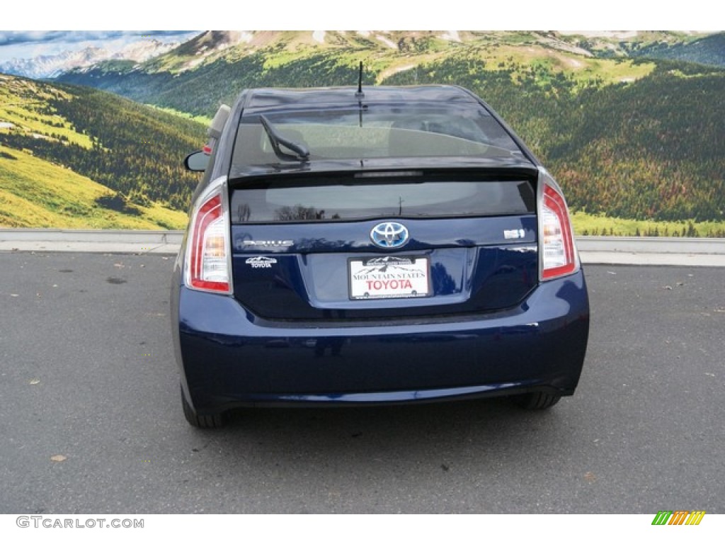 2013 Prius Two Hybrid - Nautical Blue Metallic / Misty Gray photo #4