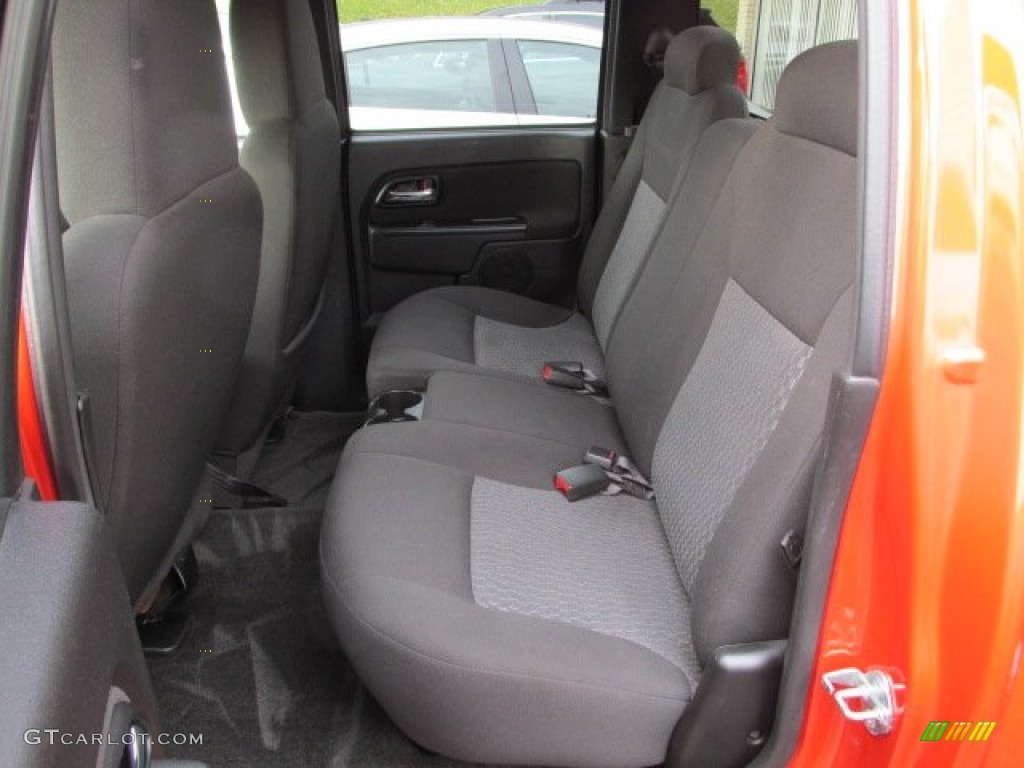 2012 Canyon SLE Crew Cab 4x4 - Red Orange Metallic / Ebony photo #28
