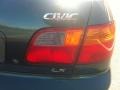 2000 Clover Green Pearl Honda Civic LX Sedan  photo #7