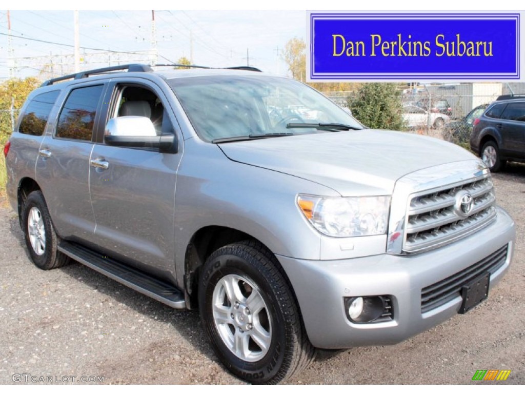 Silver Sky Metallic Toyota Sequoia