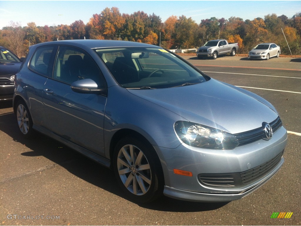 2011 Golf 2 Door - Shark Blue Metallic / Titan Black photo #1