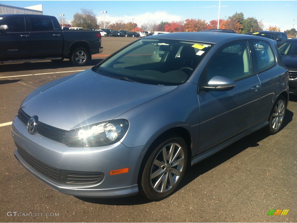 2011 Golf 2 Door - Shark Blue Metallic / Titan Black photo #3