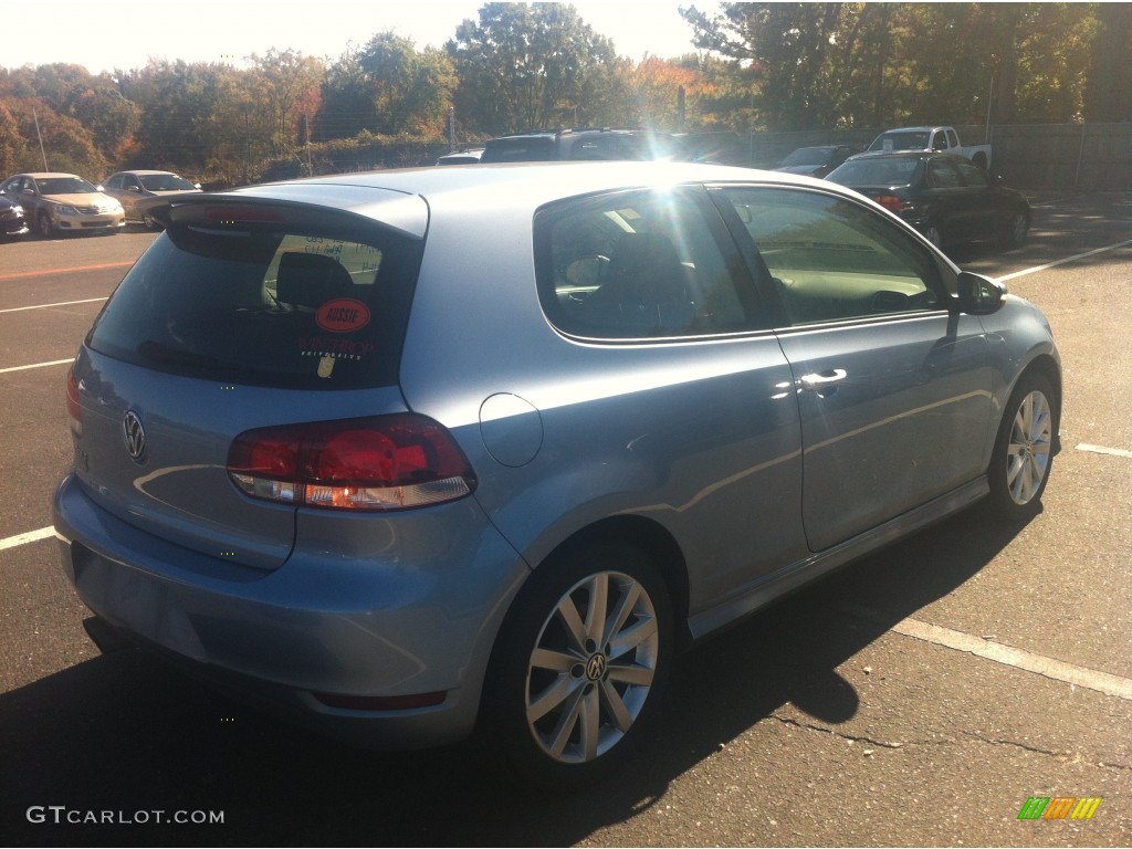 2011 Golf 2 Door - Shark Blue Metallic / Titan Black photo #8