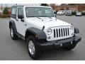 2014 Bright White Jeep Wrangler Sport 4x4  photo #2