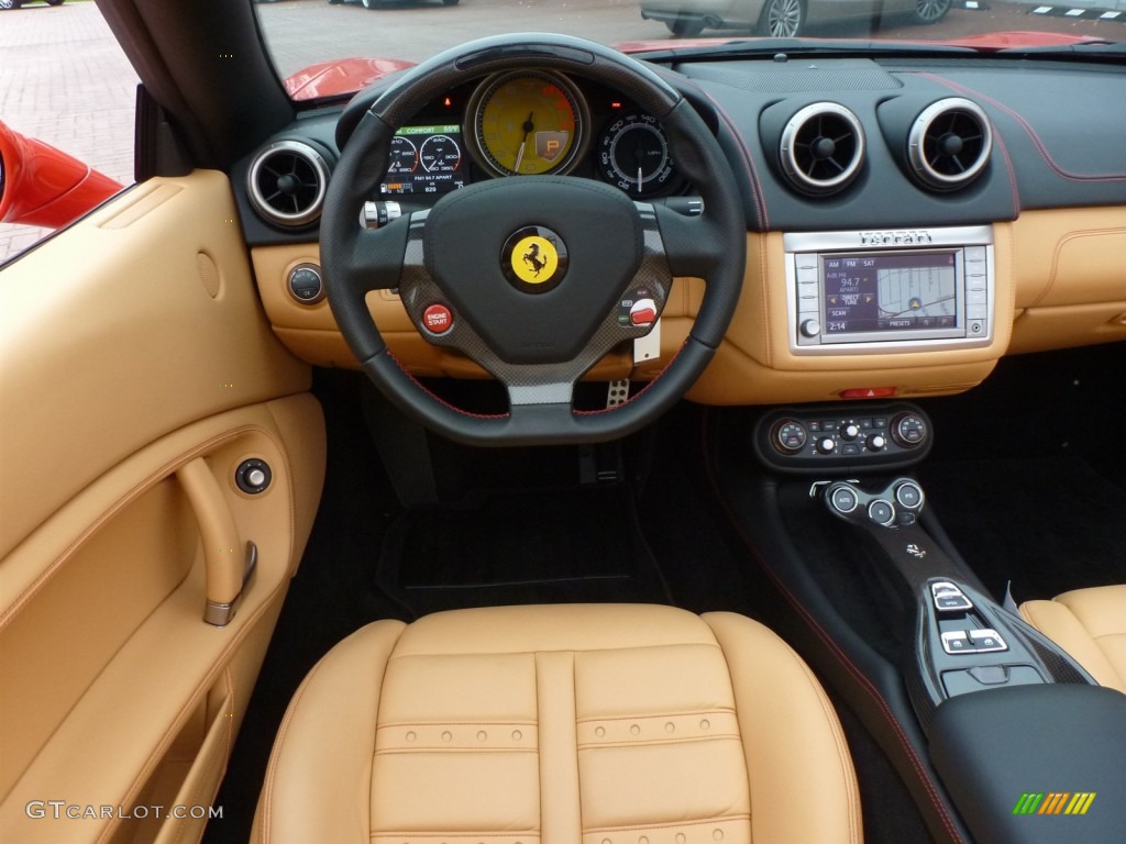 2013 Ferrari California 30 Beige Dashboard Photo #87598861