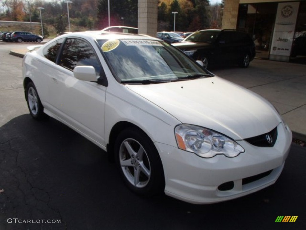 2002 RSX Type S Sports Coupe - Premium White Pearl / Titanium photo #2