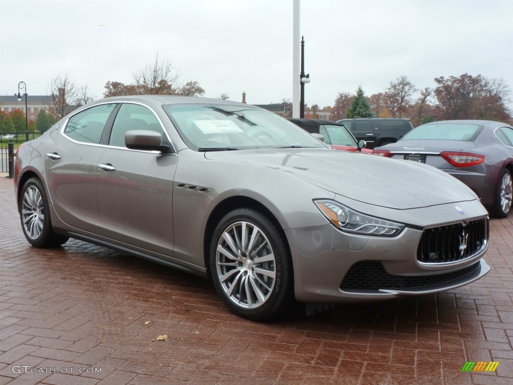 Grigio (Grey) 2014 Maserati Ghibli Standard Ghibli Model Exterior Photo #87599411