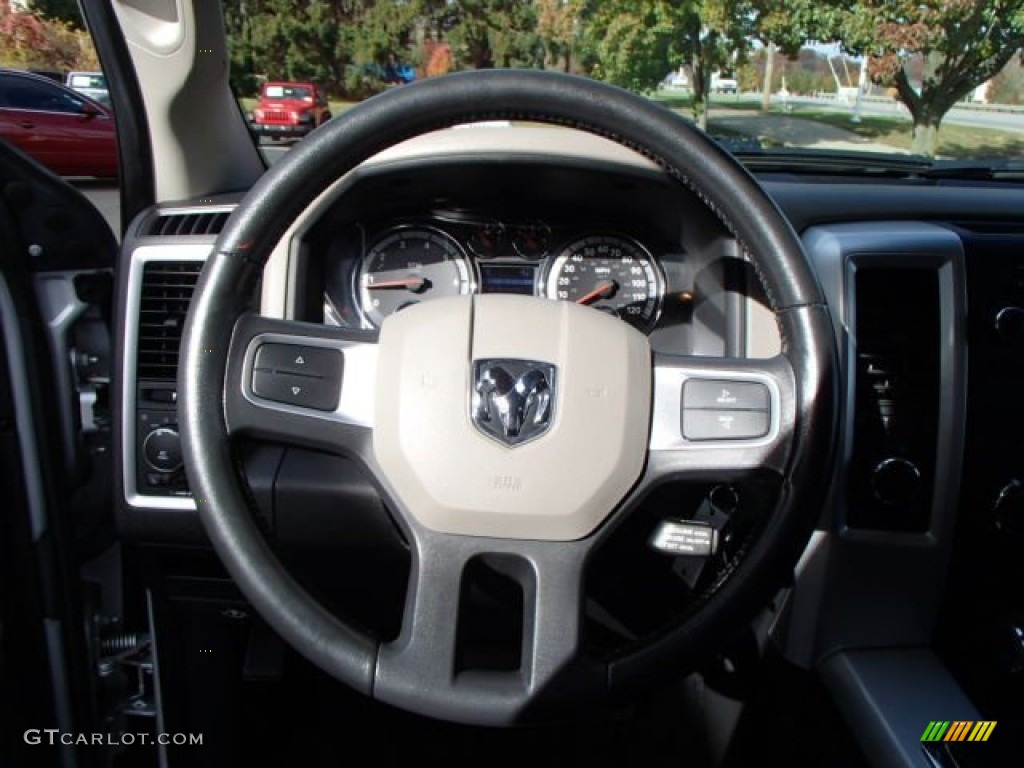 2010 Ram 1500 Big Horn Crew Cab 4x4 - Bright Silver Metallic / Dark Slate/Medium Graystone photo #18