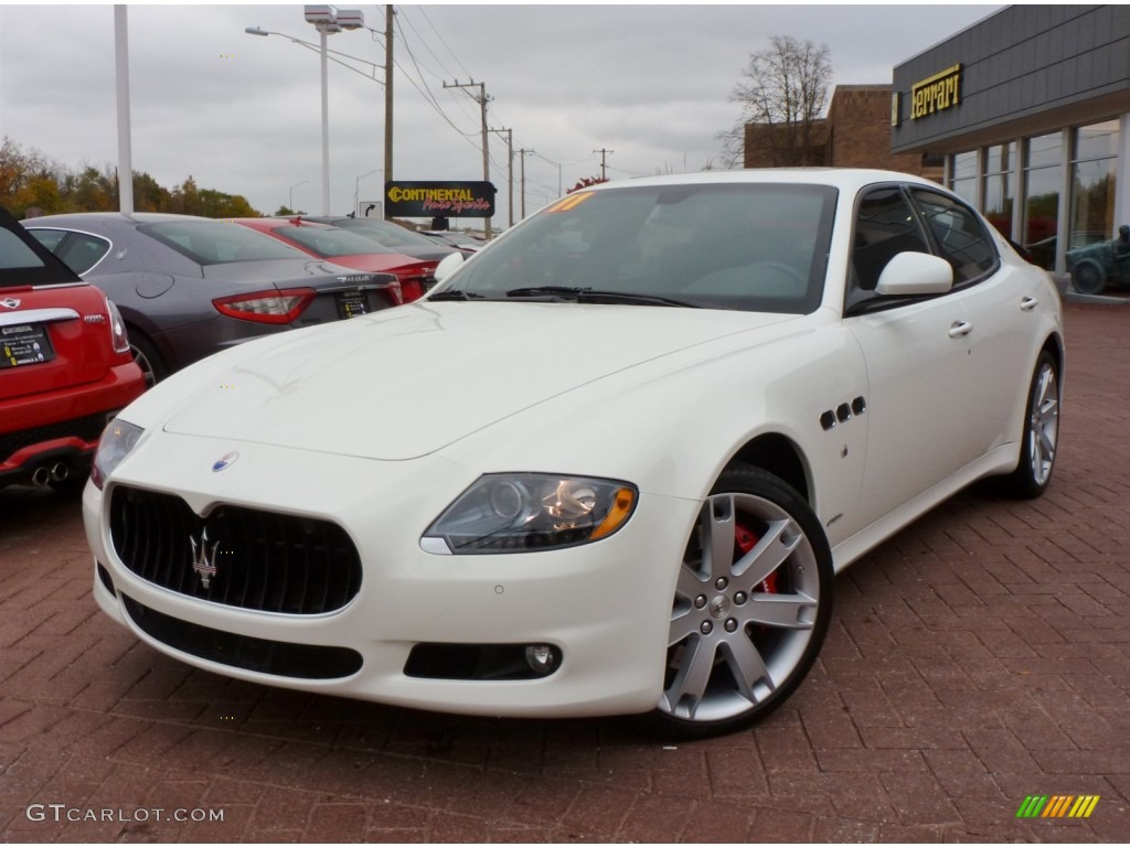 2011 Quattroporte S - Bianco Eldorado (White) / Nero photo #1