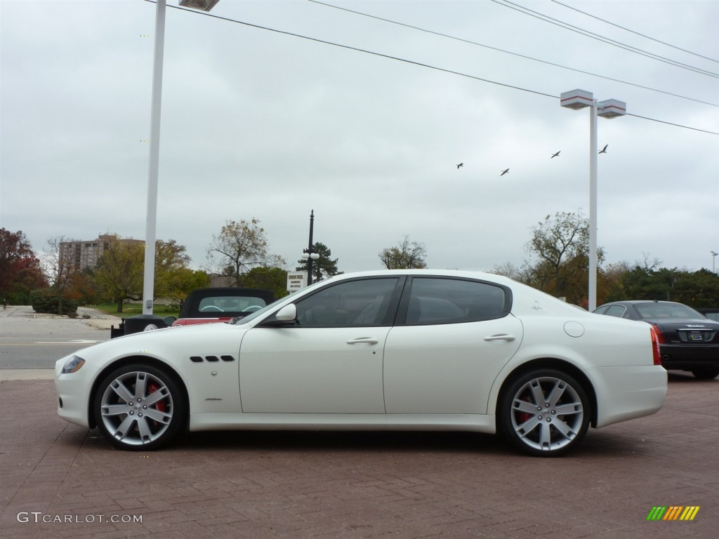2011 Quattroporte S - Bianco Eldorado (White) / Nero photo #2