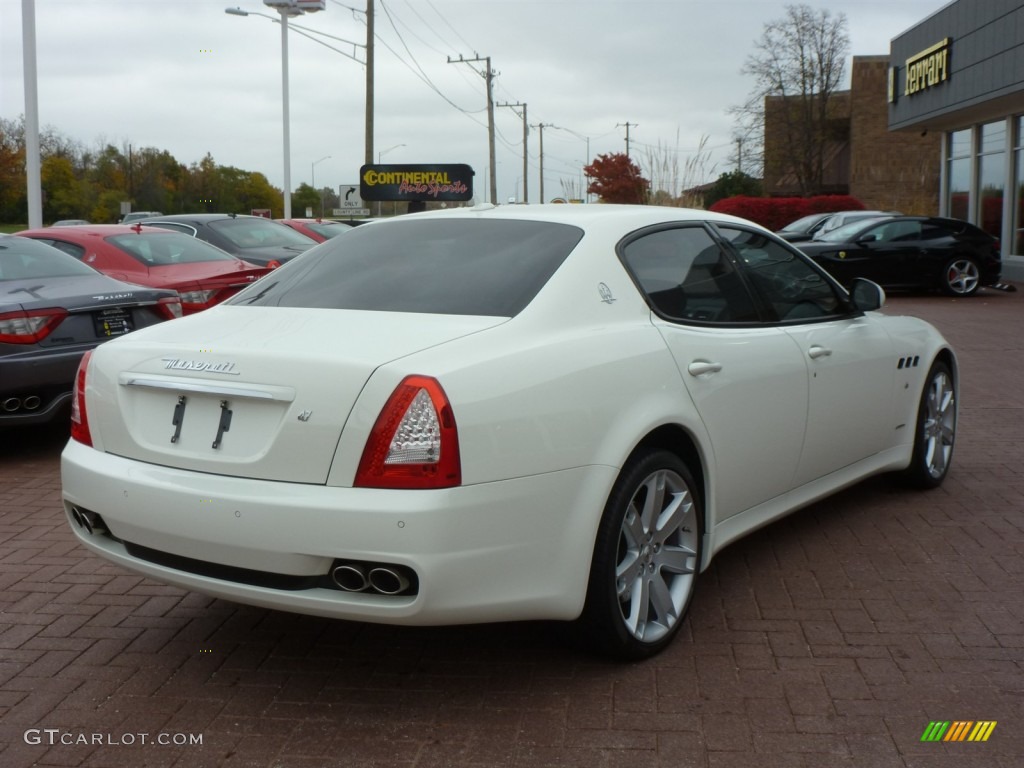 2011 Quattroporte S - Bianco Eldorado (White) / Nero photo #6