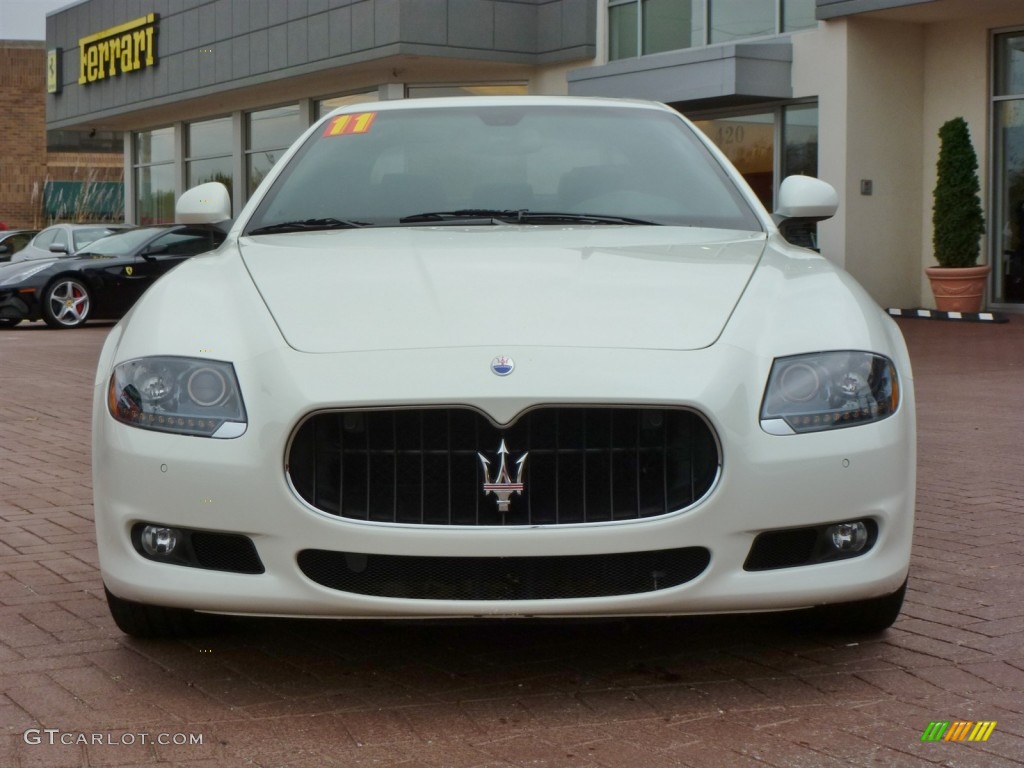 2011 Quattroporte S - Bianco Eldorado (White) / Nero photo #9