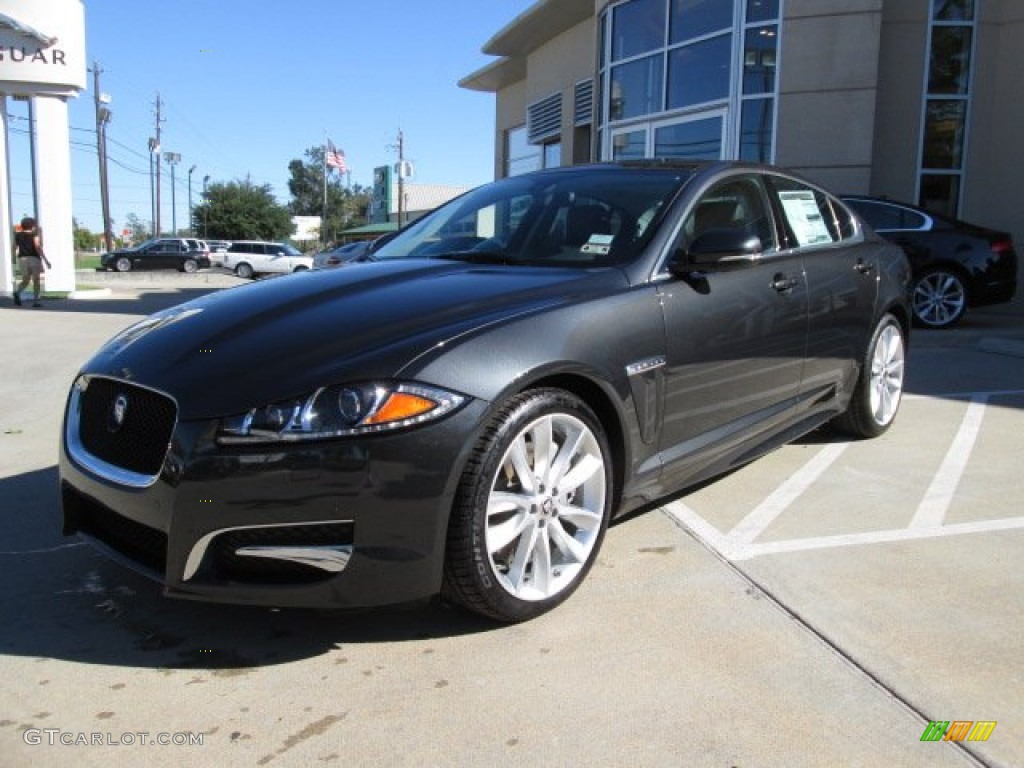 Stratus Grey Metallic 2013 Jaguar XF 3.0 AWD Exterior Photo #87601087