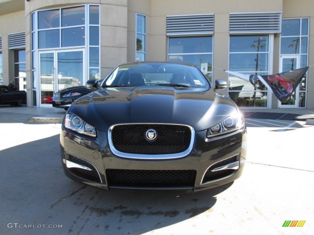 2013 XF 3.0 AWD - Stratus Grey Metallic / Warm Charcoal photo #6