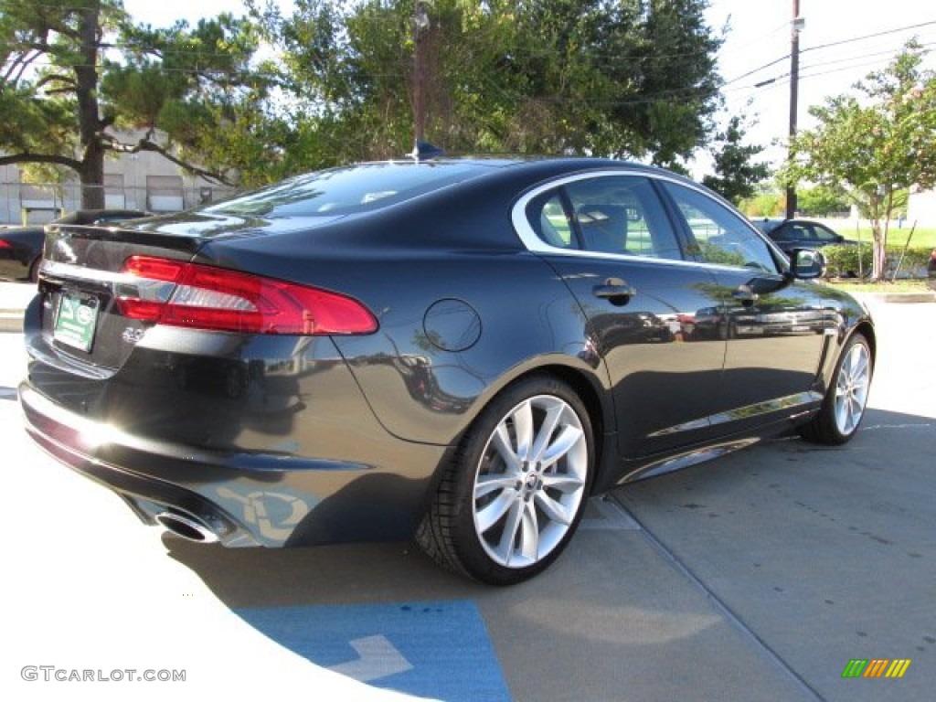 2013 XF 3.0 AWD - Stratus Grey Metallic / Warm Charcoal photo #10