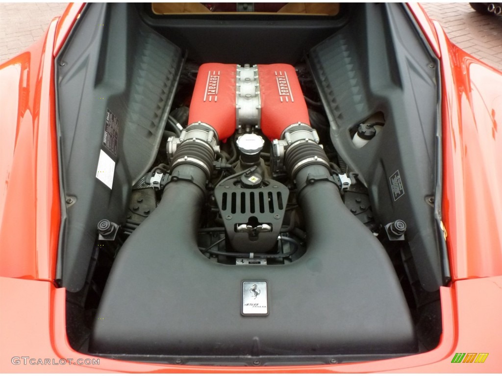 2010 Ferrari 458 Italia 4.5 Liter GDI DOHC 32-Valve VVT V8 Engine Photo #87601819
