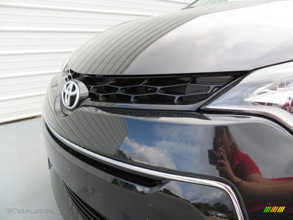 2014 Corolla S - Black Sand Pearl / Steel Blue photo #11