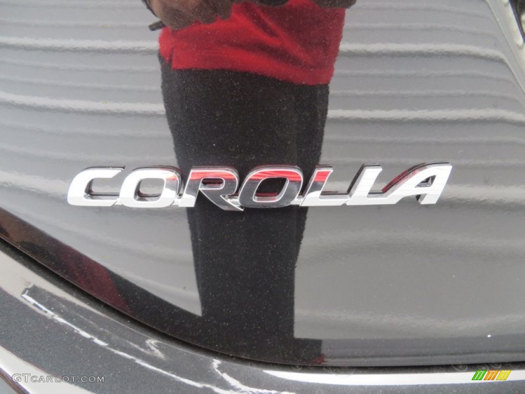 2014 Corolla S - Black Sand Pearl / Steel Blue photo #14
