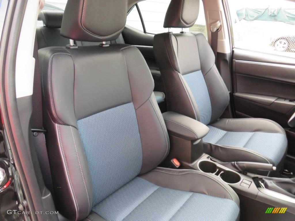 2014 Corolla S - Black Sand Pearl / Steel Blue photo #19