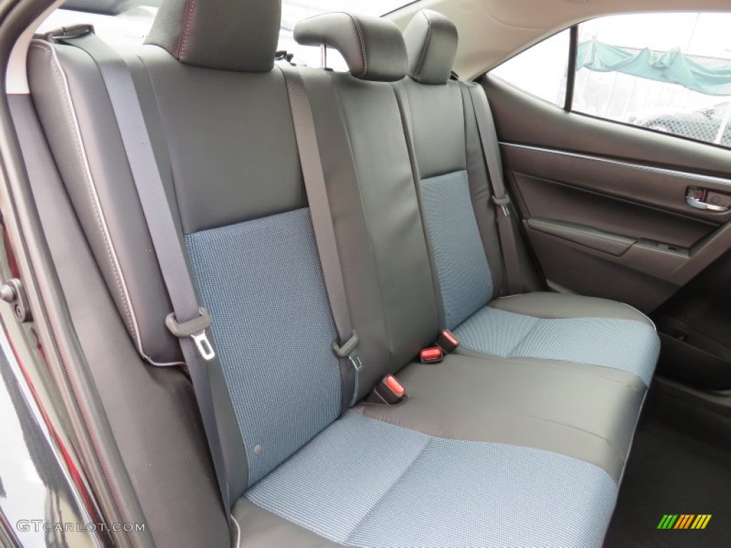 2014 Corolla S - Black Sand Pearl / Steel Blue photo #21