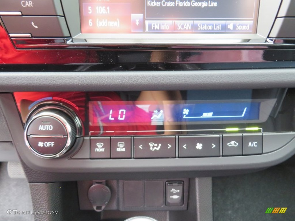2014 Corolla S - Black Sand Pearl / Steel Blue photo #30