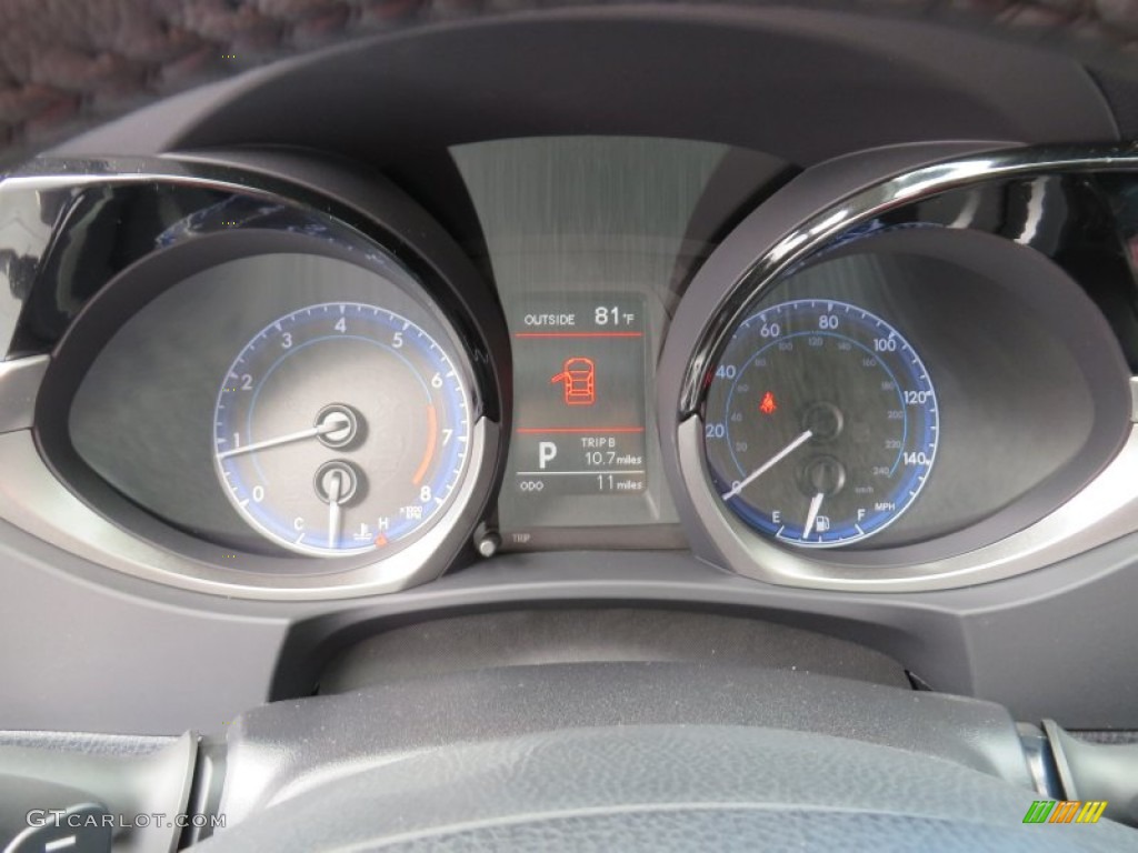 2014 Corolla S - Black Sand Pearl / Steel Blue photo #33