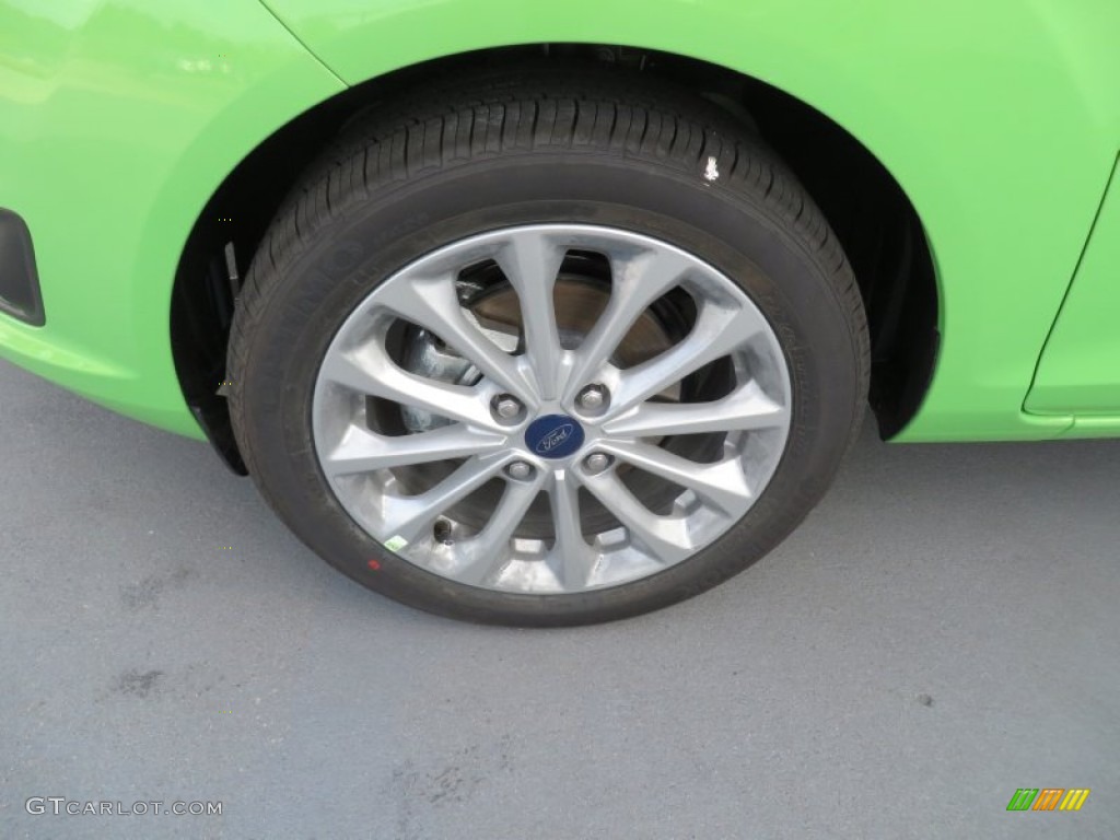 2014 Fiesta SE Hatchback - Green Envy / Charcoal Black photo #12